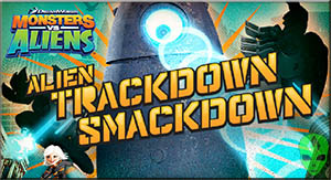 Game Monsters vs Aliens Trackdown Smackdown